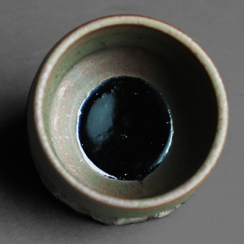 100ml Japanese Style Iron Tire Ceramic Tea Cup Coarse Pottery Kung Fu Tea Set