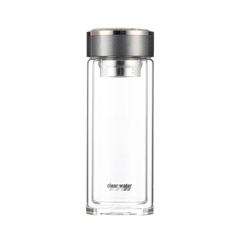 Clear Double-Layer Heat-Resistant Glass Cup 320ml