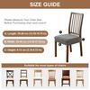 Non-Slip Elastic Chair Cover Removable Stool Cover Jacquard Dining Chair Slipcover  Kitchen