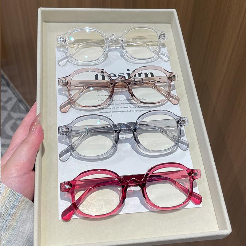 Round Rim Sunglasses Men Vintage Candy Color Outdoor Casual Shades Women New Retro Brand Design Cute Gradient Sun Glasses