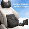 swe3Car Seat Headrest Pillow Lumbar Support Cushion Protective Waist For VW Passat Golf Tiguan Polo Scirocco Jetta CC GTI