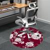 1PC Floral Pattern Chair Carpet for Office, Indoor Non-Slip Washable  Carpet, Soft Comfortable Mat For Office Room yy250930151