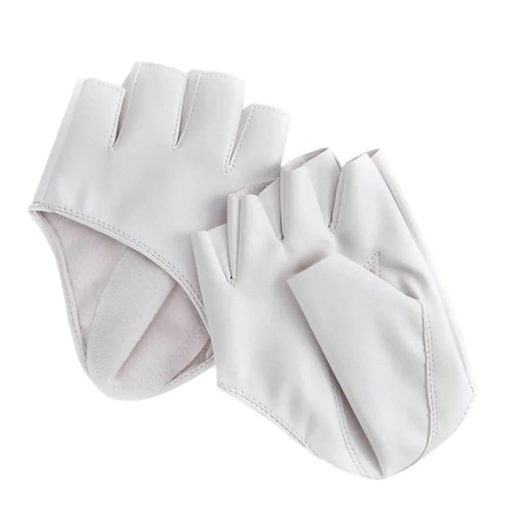 New Fashion Women Men Dance Mittens Cosplay  Mittens Ladys Driving Dress PU Leather Gloves Five Finger Gloves