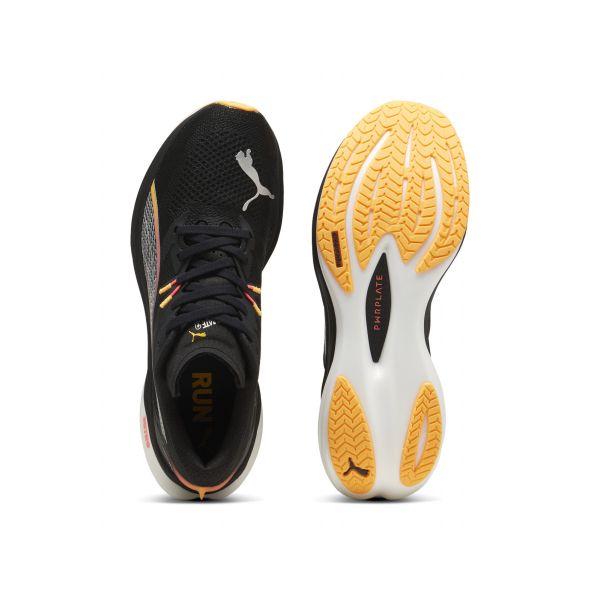 Puma Deviate Nitro 3 Black Sun Stream Herre Sneakers 309707-02