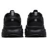 Fila Fabric Synthetic Leather TPU Pigskin Trendy Shock Absorbing Wear Resistant Low Top Dad Shoes Men Sneaker Black F12M216101FBK