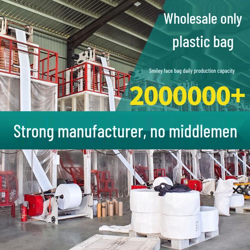 Rote lachende Gesichter Plastik Einkaufs- & Take-Away-Westentaschen