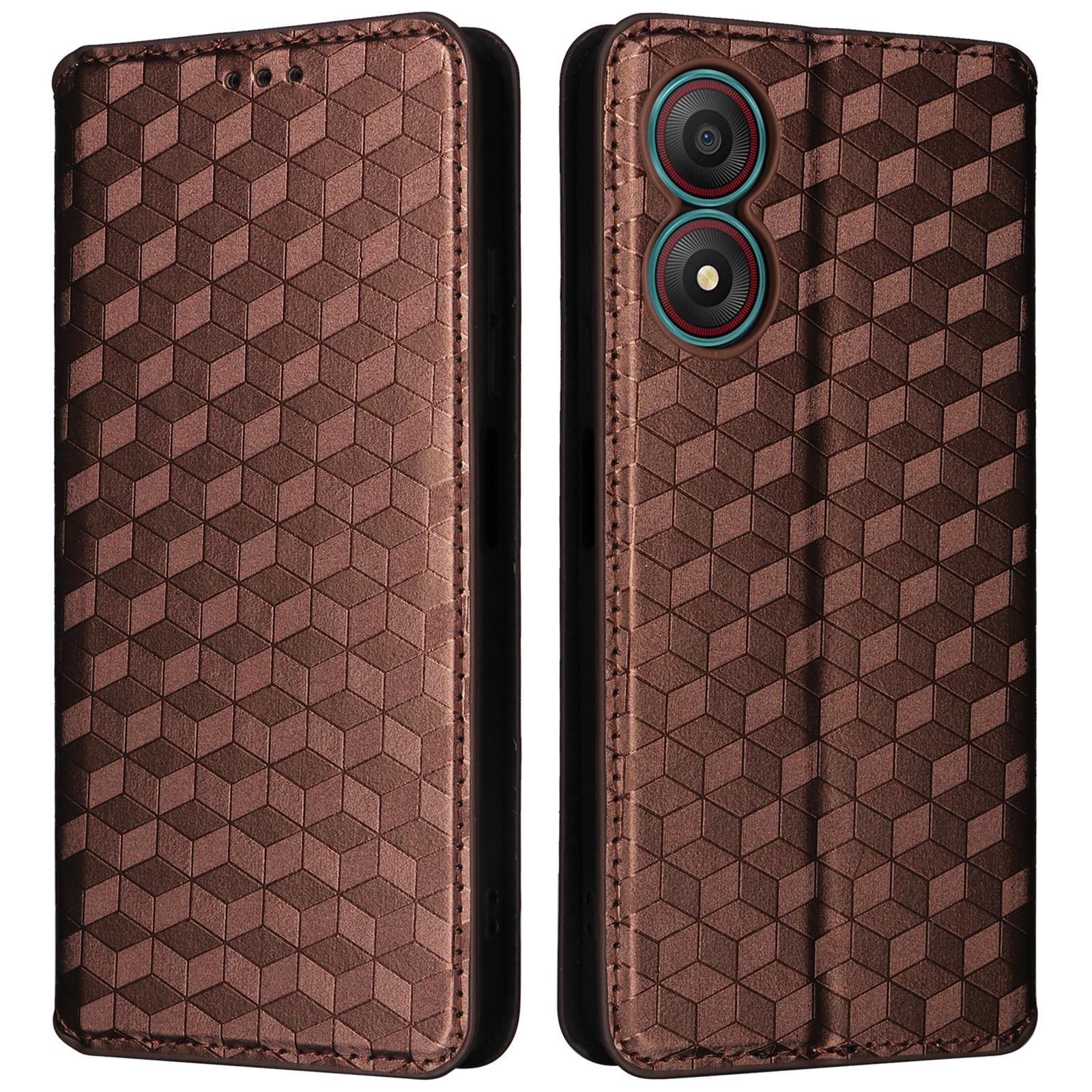 

Для ZTE Blade A34 Чохол із штучної шкіри зі складною підставкою для гаманця B