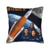Artemis II 2026 Mission to the Moon Pillow Cover Retro Trendy Pillow Case For Chair Sofa Home Decor Soft Cushion Cover Present