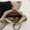 Casual New Lightweight Small Square Bag Female Personality Lightweight and Versatile Solid Color Simple Commuter Student Shopping Messenger Bag