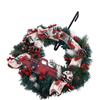 Xmas Party Supplies 12/15 Inch Floral Wreath Hanger Carbon Steel Large Wreath Metal Hook Resuable Nail-free Christmas