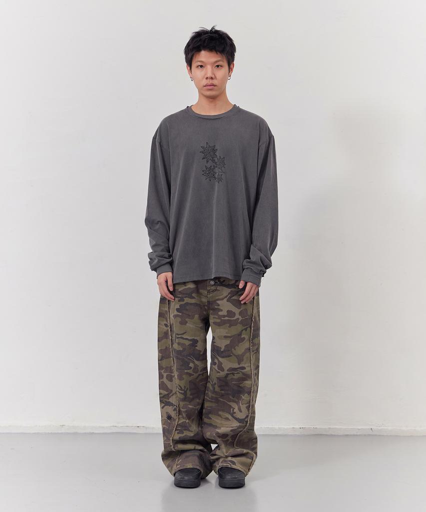 Tonilolenseu Curved Line Camo Pants