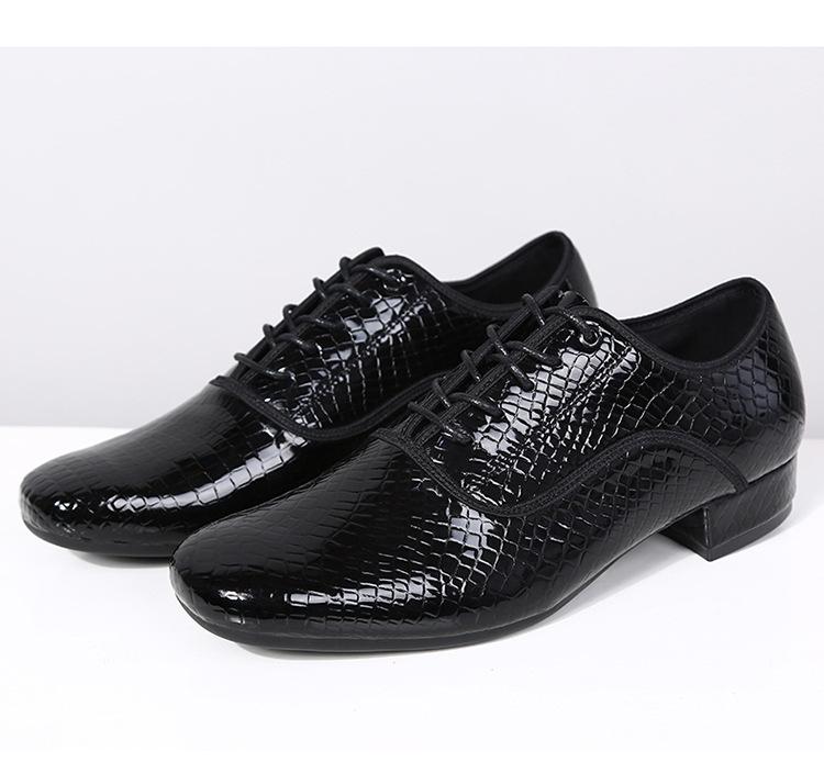 Scarpe da ballo in vera pelle quadrate da uomo ventilate scarpe da ballo suola morbida scarpe da ballo sociale sneakers in pelle per ballo latino pieghettate