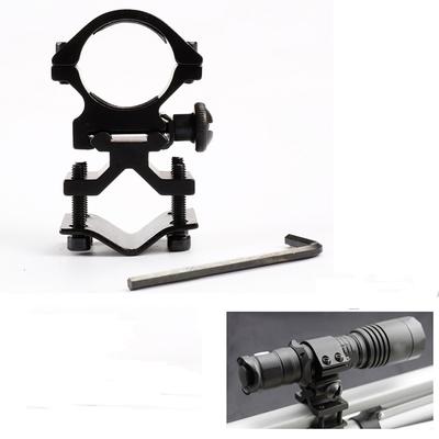 Suporte de mira óptica para rifle de caça tático Suporte de clipe de lanterna para tocha