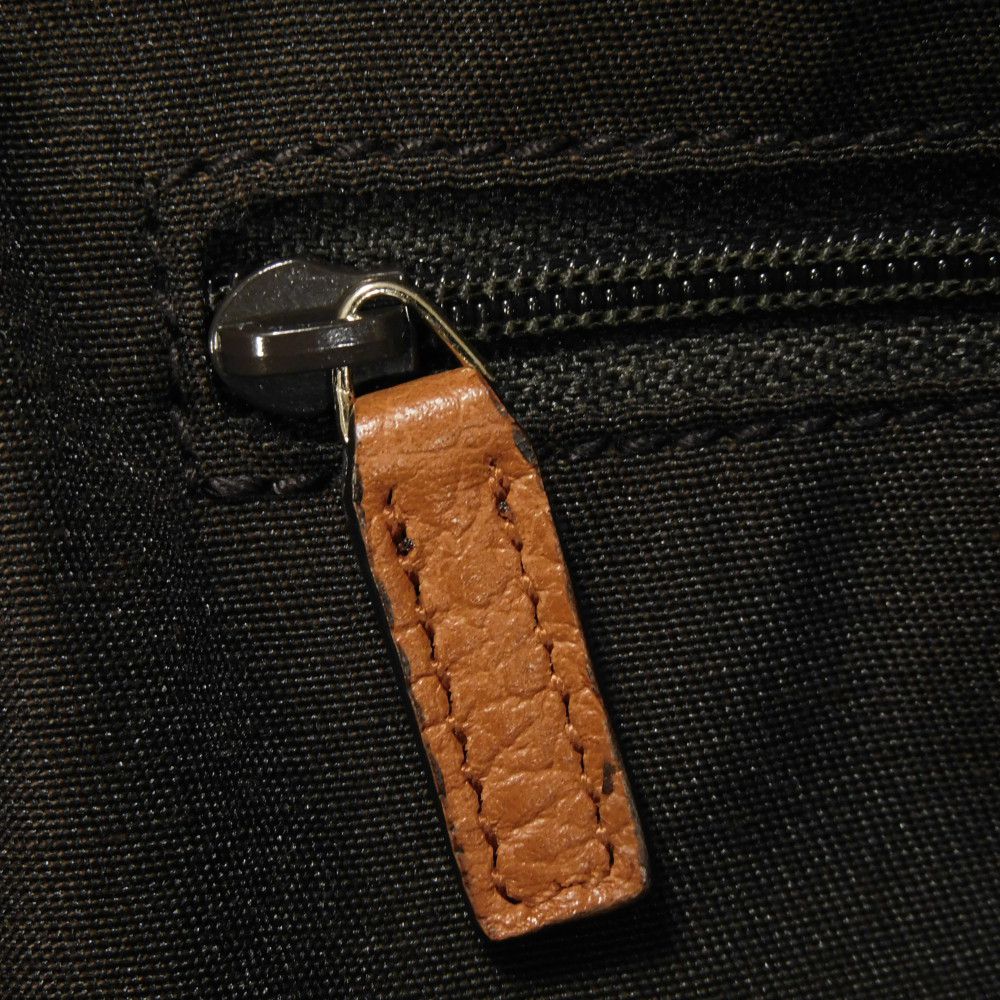 Used 9539 Bamboo Tassel Large Tote 354666 7924 Calfskin Woven Shoulder Bag Charm Brown Unisex from Japan AUTHENTIC