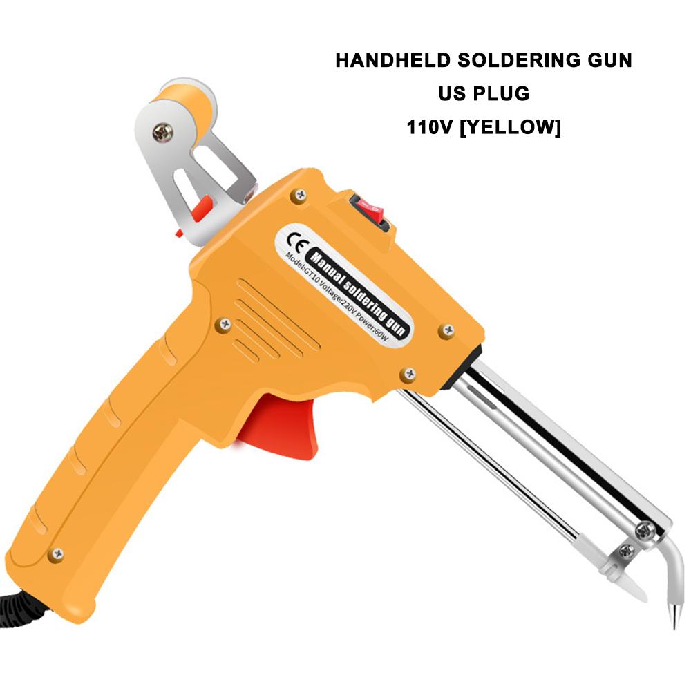 US/EU/CN 110V/220V 60W Electric Soldering Iron External Heating Manual Tin Soldering Gun Multifunctional Pointed Soldering Iron