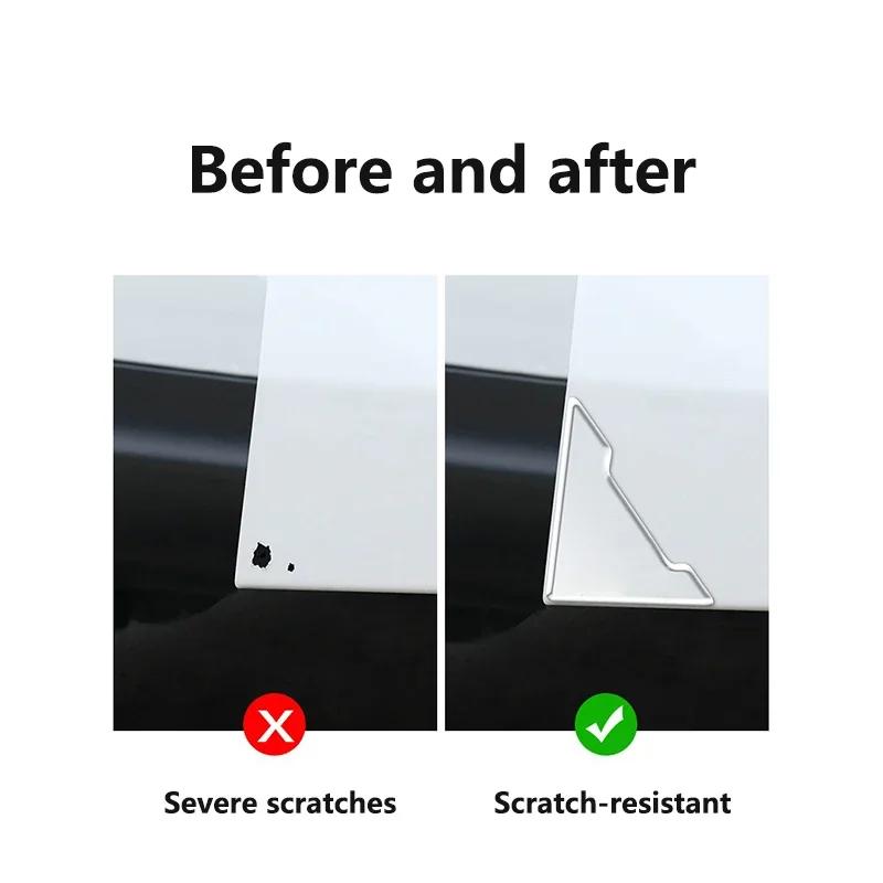 2pcs Car Door Corner Anti-collision Covers Silicone Protector Stickers For Porsche 911 Cayenne 918 Pajun 917 718 Panamera MacanA