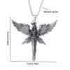 Retro Wings Angel Pendant Necklace Men and Women Trendy Cool Jewelry