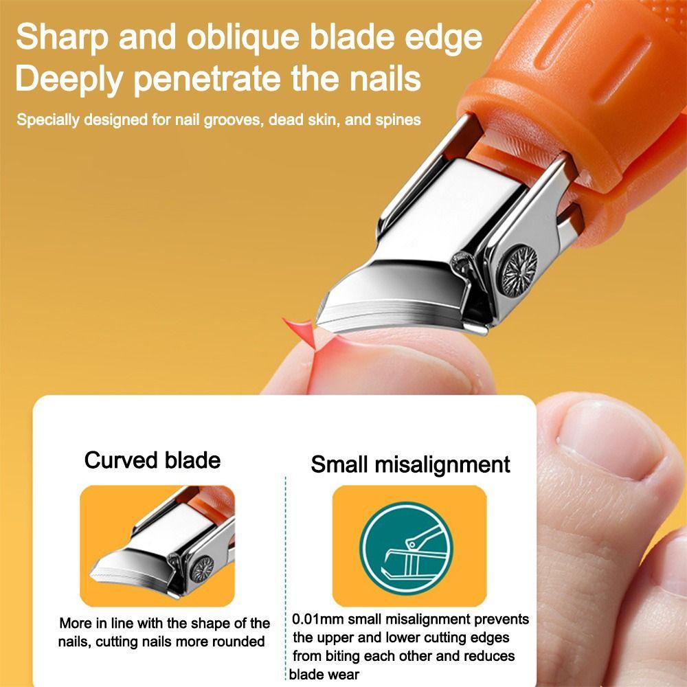 Velký otevírací nůžtičky na nehty Šikmé nůžky na nehty Kleštičky na stříhání nehtů Domácí nástroje na manikúru