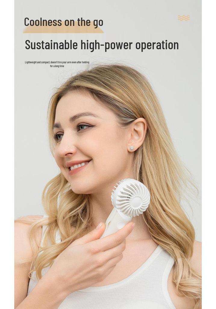 2024 Compact Three-Speed Portable Mini Fan for Outdoors
