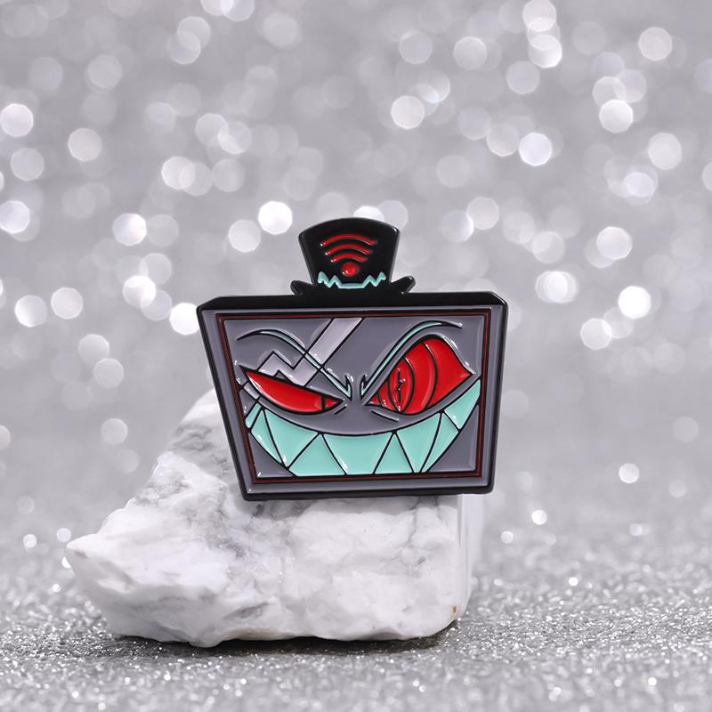 Area Devil Enamel Pins Custom Punk Gothic Brooches Lapel Badges Cartoon Animation Jewelry Gift for Kids Friends