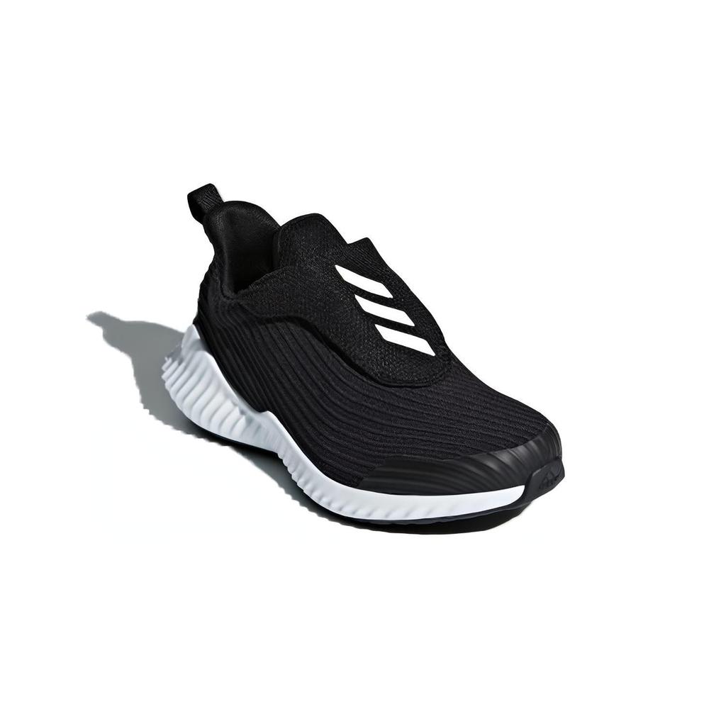 Adidas Fortarun Ac K Slip Resistant Anti Kick Mid top Kids' Running Shoes Black White Children Aged 3 7 Years Old AH2627