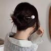 New Pearl Hair Sticks Korean Women Elegant Fashion Metal Hairpins Hair Forks Bun Headwear Ponytail Styling Hair Accessories