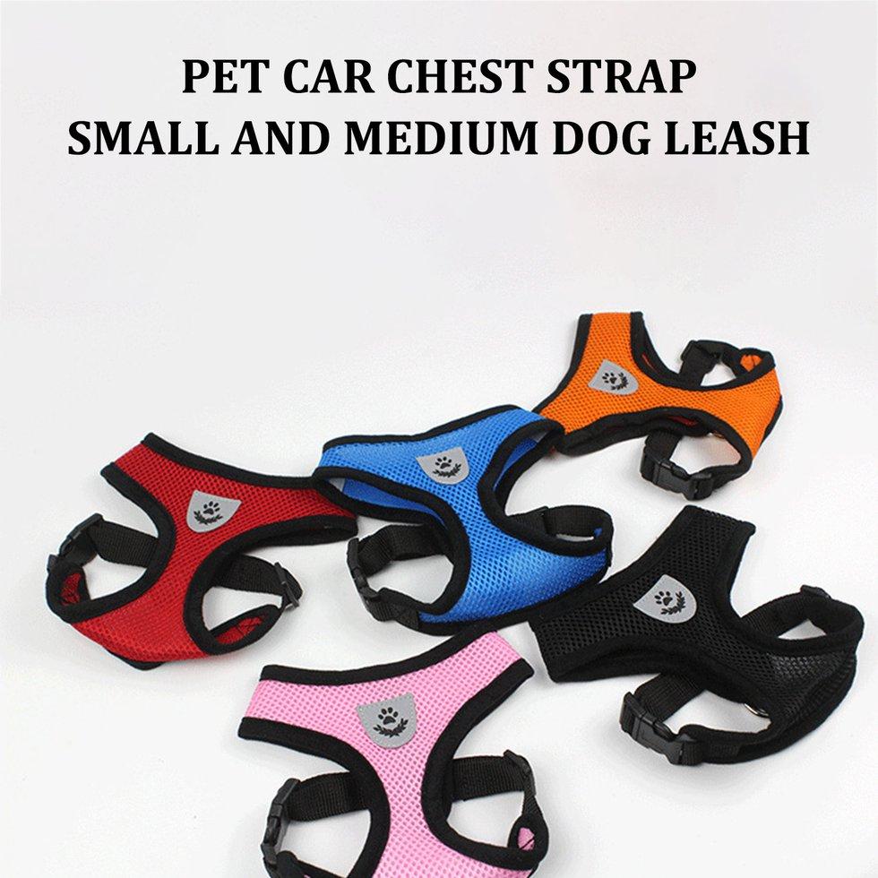 Buy Adjustable Dog Harness Puppy Pet Dogs Vest Car Running Small Medium