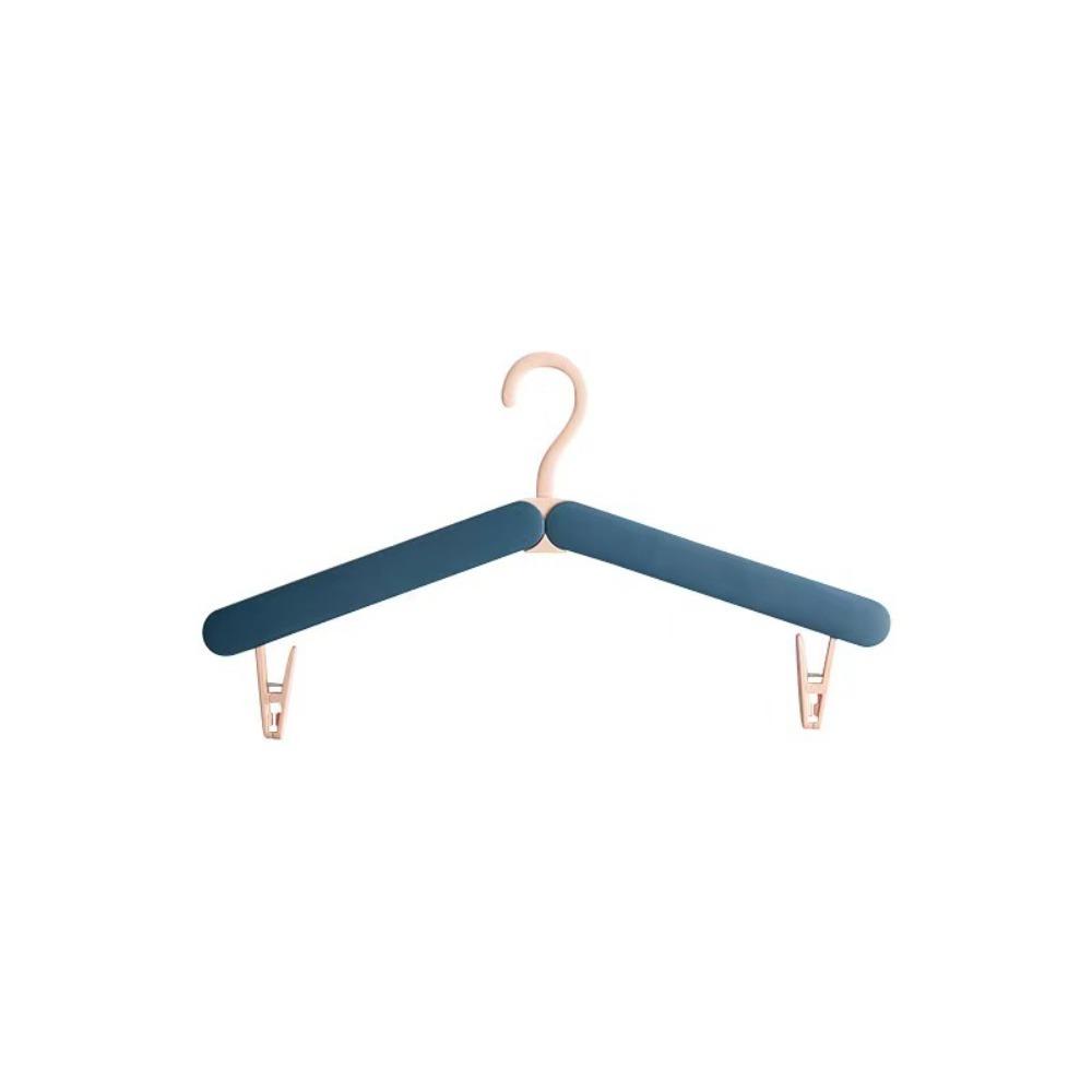 2PCS Nordic Style Portable Hanger Plastic Multifunctional Hanger Travel Folding Hanger  Travel Use