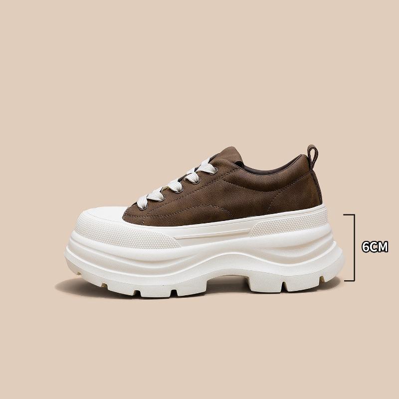 

Thick-soled 6 small man height increase small white shoes women s autumn versatile fashion muffin shoes casual dad shoes 39 малиновый