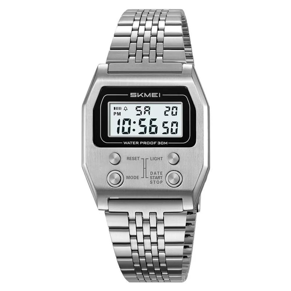 JULIUS1 SKMEI Unisex Retro Square Digital Watch 2460 2460-BLACK