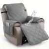 Waterproof Recliner Cover, Non-slip Recliner Cover with Pockets, Pet Scratch-proof Sofa Cover, Washable Furniture Protective Film, Easy To Install
