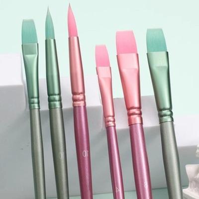 4/6pcs Professional Watercolor Drawing Brushes Soft Hair Art Paint Brushes Student