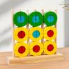 Montessori Rainbow Building Blocks Set: Shape Recognition & Stacking Toy