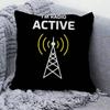 Licensed H-Ham Retro Radio Cushion Cover Pillowcase Upholstery Sofa Throw Pillow Home Decor Pillowcas