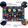 Craftstory Preschool Classroom Calendar Circle-Time Learning Center, My Daily for Toddlers Days-of-The-Week with 93 Homeschool Activities, Felt Board