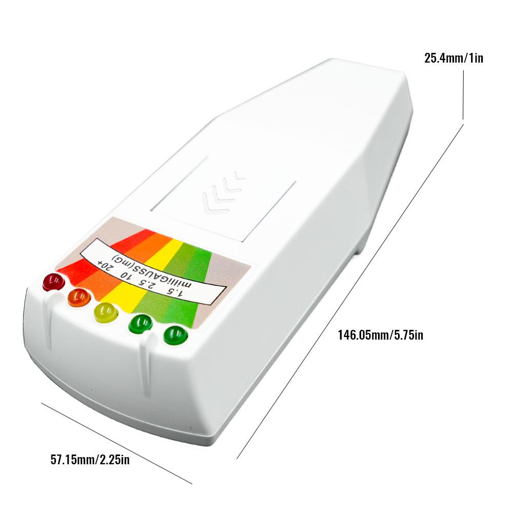 5-LED EMF Meter Magnetic Field Detector Ghost Hunting Paranormal Equipment Tester Portable Counter Professional EMF Meter Tester