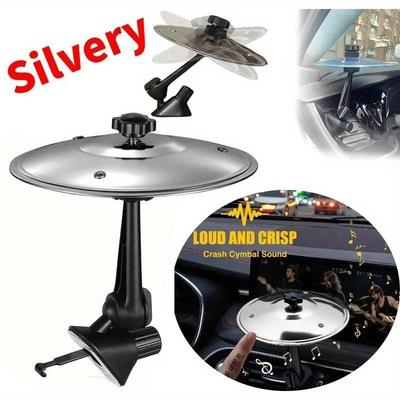 1 ks Autocymbaly pro nárazové testy Mini buben do větrací mřížky auta Ruční činely do auta Autobubnový cymbal Hudební nástroj do interiéru auta