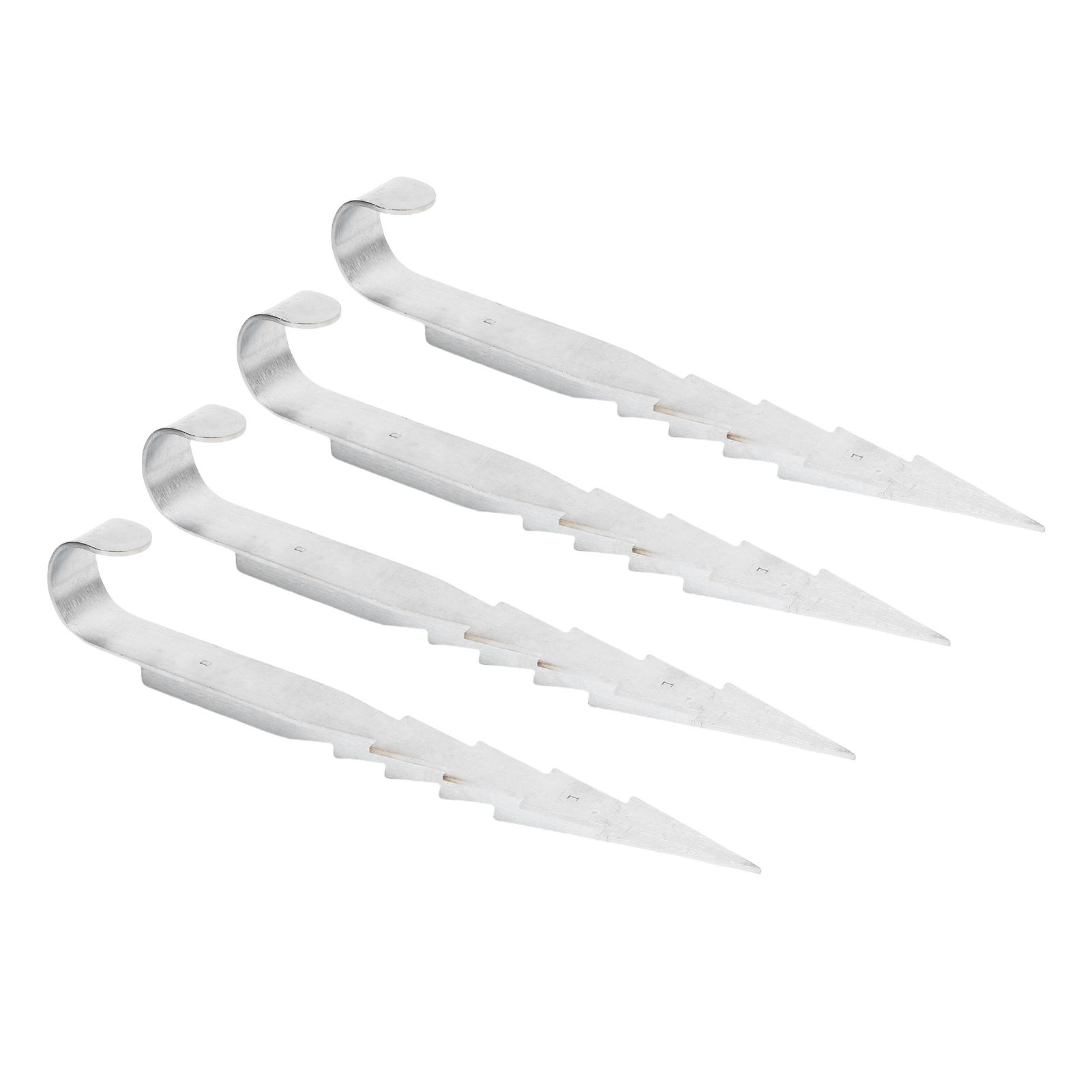 

4pcs Heavy Duty Trampoline Anchors Safety Ground Anchors Galvanized Steel Outdoor Swing Fixed Ground Stakes