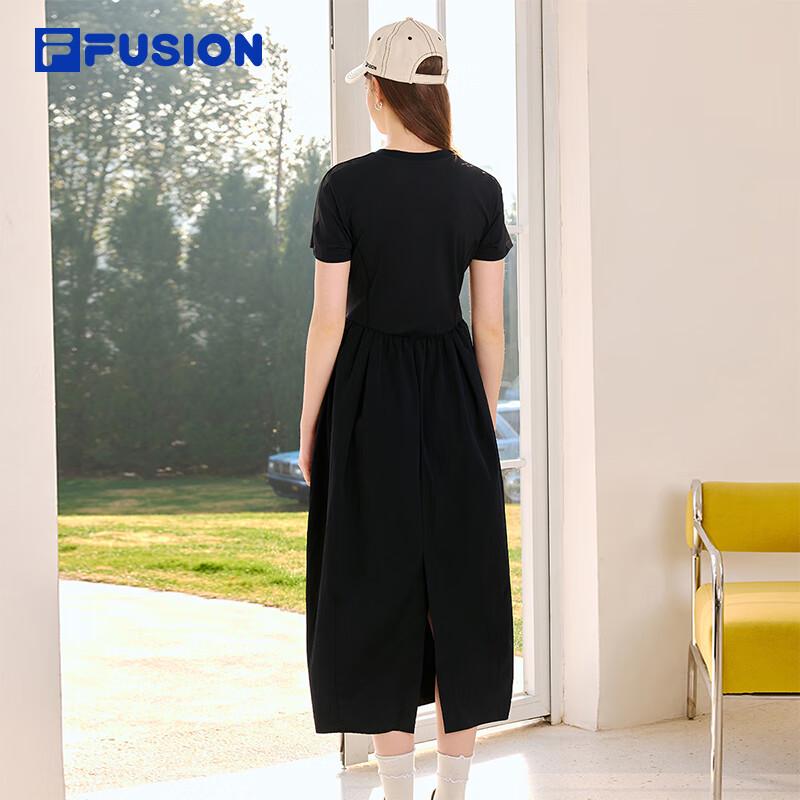 FILA FUSION Women s Colorblock Short Sleeve T-Shirt Dress M