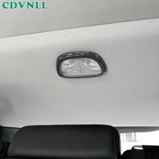 Rear Reading Lamp Switch Cover Trim For Jeep Cherokee 2014-2018 ABS Carbon Fiber