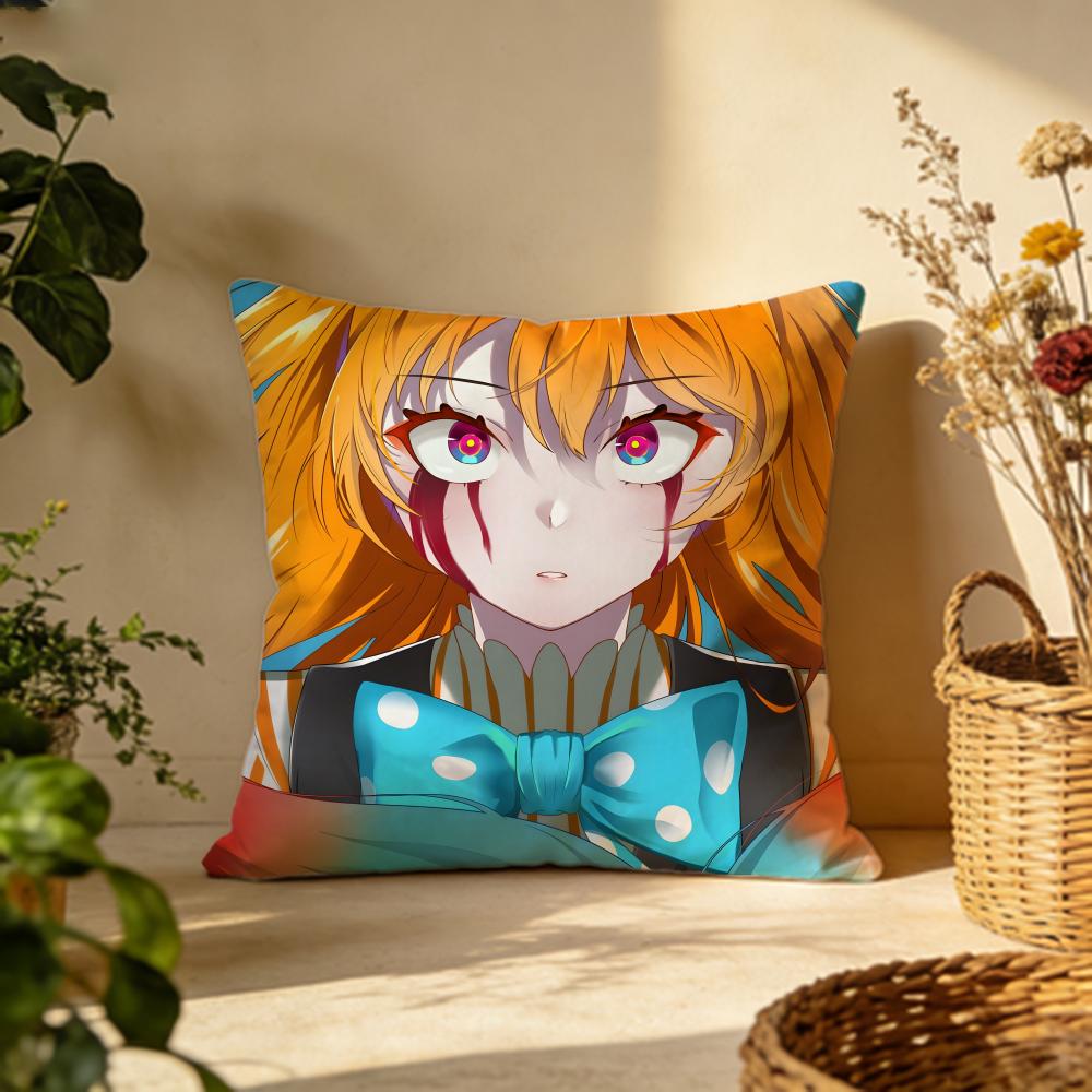 

Stylish Ttakt Op Destinyed Cushion Cover Versatile DoubleSided Pillow Case Fit for Sofa Bed Car Daily Decor 30X30cm