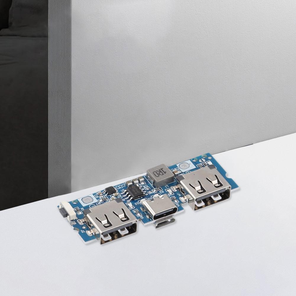 Micro/Type-C Lithium Battery Charger Board DIY USB Power Bank Board USB 5V 2.4A Mobile Power Bank Module Dual USB For Phone DIY
