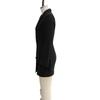 Women's Elegant Lapel Collar Blazer Dress Ruffle Trim Single Button Long Sleeve Slim Fit Bodycon Mini Dress Office Business Formal Party Wear