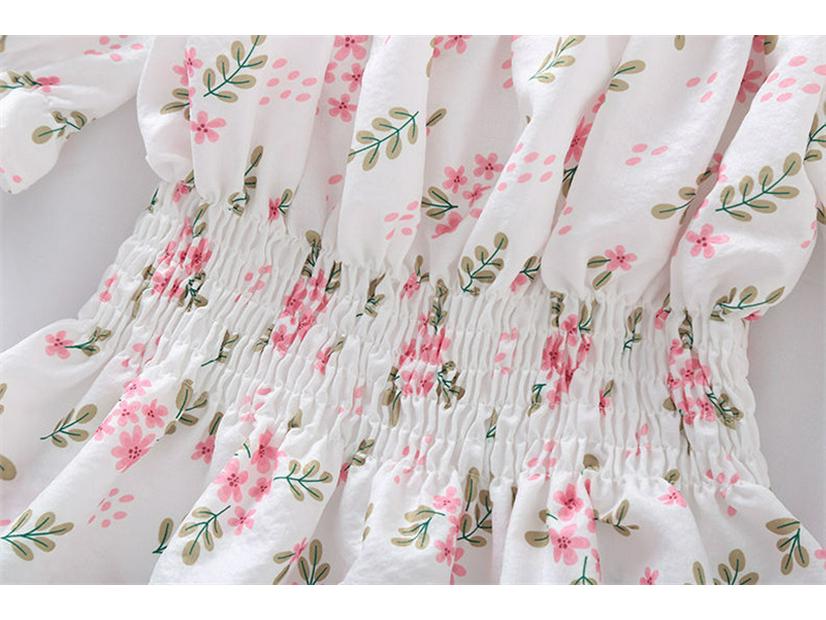 Women's Floral Ruffle Shirt - New Douyin Summer Style, Slim-Fit, Sweet, and Trendy