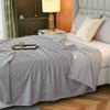 Solid color Fleece Magic Fleece Drawn Blanket Office Nap Blanket Spring and Autumn Air Conditioning Blanket