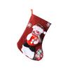 Christmas Stockings Large Plush 3D Santa Snowman Reindeer Bear Hanging Stockings for Mantel Tree Fireplace Holiday Party Decor