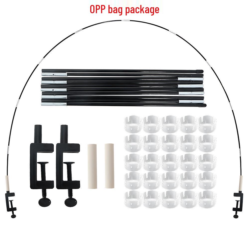 Tisch-Ballonständer: 10-teiliges Fiberglasbogen-Set