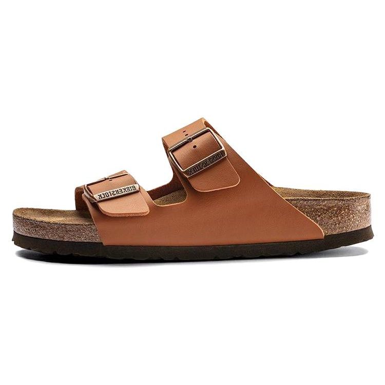 Birkenstock PVC Soft Comfortable Thick Sole Slide Sandals Unisex Sandals Brown 1019067 42