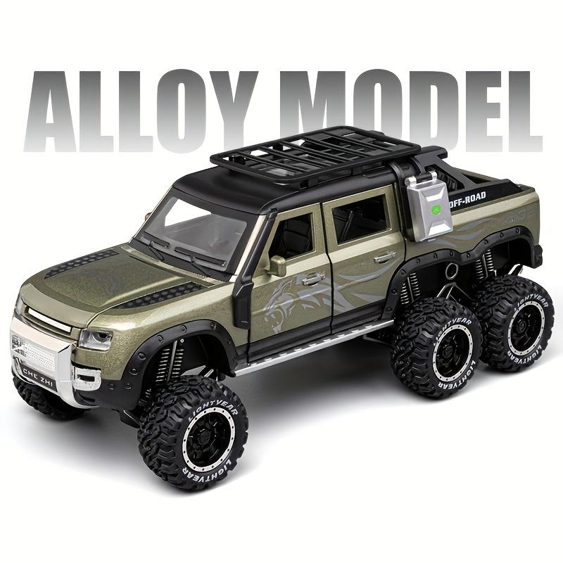 1:Scala 24 per LAND per RoveR Defender 6x6 Modello da Collezione in Lega di Zinco pressofusa Auto Replica Altamente Dettagliata Fuoristrada per Decorazione Casa Ornamento da Scrivania