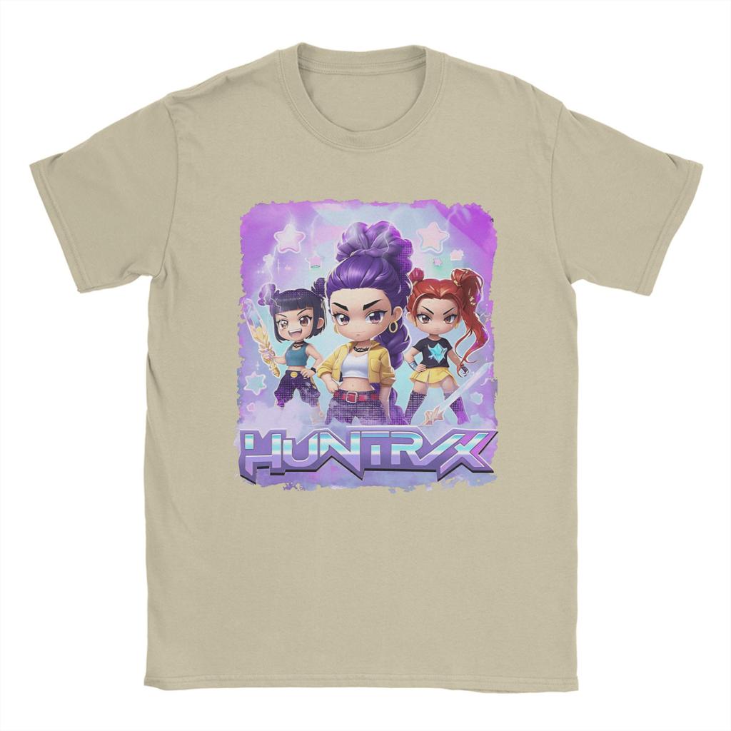 Kpop Demon Hunter Hutrix Girls Men's T Shirt Novelty Tees Short Sleeve Crew Neck T-Shirt Pure Cotton Gift Idea Clothing